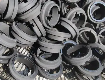 Carbon graphite mechanical seal ring, resin-impregnated stationary ring, Huahao Sealing